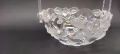 Кошничка/бонбониера с пластмасова дръжка, кристално стъкло Walther Glas., снимка 2