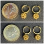 Златни обеци  Топчета ЧИСТО НОВИ 14 карата 585 zlatni obeci zlaten gold, снимка 6