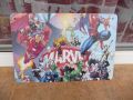 Метална табела комикс Вселената Марвел Marvel герои екшън, снимка 1