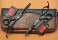 Нови професионални фризьорски ножици комплект 6 инча