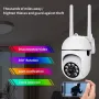 WiFi 5 Mpx безжична IP камера с нощно виждане, 360°, Full HD, слот за карта, iCam 365, снимка 4