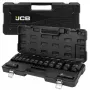 Дълбоки ударни вложки комплект 6-стенни 15 части 10-36 мм JCB, снимка 4