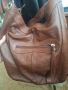 кафява чанта естествена кожа Made in Italy, снимка 4