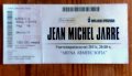 Билет от концерта на Жан-Мишел Жар  в  София
