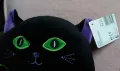 черна плюшена играчка котка, снимка 3