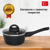 Касерола със стъклен капак, снимка 5 - Съдове за готвене - 42978450