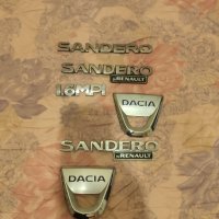 емблеми за Дачия Сандеро оригинални задни, снимка 4 - Части - 43684977