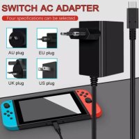 Адаптер за Nintendo Switch, Зарядно AC Adapter, снимка 5 - Аксесоари - 43480687