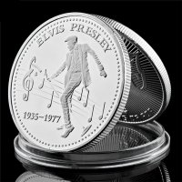 Монета Елвис Пресли, снимка 4 - Нумизматика и бонистика - 39342937