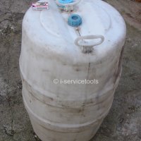 БИДОН 100 литра за вода и течности Пластмасов Варел Бъчва с капачки на винт и шарнир дръжки БАРТЕР, снимка 2 - Други стоки за дома - 43935939