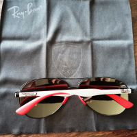 RAY-BAN Ferrari Слънчеви очила RB 8313-M F009/6G 100% UVA & UVB, снимка 11 - Мъжки - 44863389