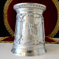 WMF чаша от калай за краля на валса Й.Щраус. , снимка 11 - Антикварни и старинни предмети - 44110363