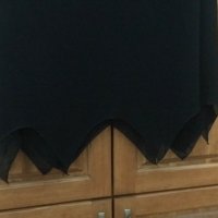 Черна официална двупластова пола, снимка 2 - Поли - 40599011