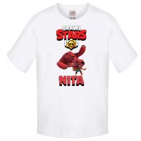 Детска тениска Nita 4 Brawl Stars, снимка 1 - Детски тениски и потници - 32921419