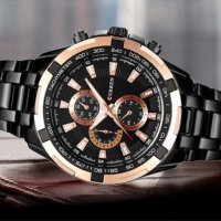 CURREN Спортен мъжки часовник с луксозен дизайн, снимка 1 - Мъжки - 37226884