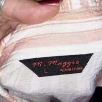 Дизайнерска копринена риза тип туника "m Magio"® woman fashion / голям размер , снимка 5 - Ризи - 28846871