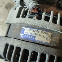 Алтернатор / генератор за Toyota Avensis /Тойота Авенсис Т25 N: 27060-2790 104210-3431​, снимка 3 - Части - 43670014