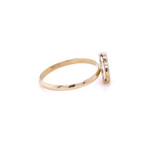 Златен дамски пръстен 1,98гр. размер:59 14кр. проба:585 модел:21879-6, снимка 2 - Пръстени - 44002321