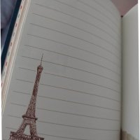 ретро тефтер Елеганс, Винтидж Париж, Франция, Ейфелова кула, снимка 4 - Други стоки за дома - 38964195