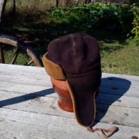 Стара шапка,ушанка #4, снимка 5 - Антикварни и старинни предмети - 26444867