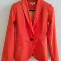 Класическо сако в цвят мандарина, снимка 3 - Сака - 37825940