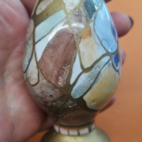 Декоративно керамично яйце, снимка 1 - Декорация за дома - 42988719
