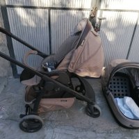 Chipolino Комбинирана количка Аура 3 в 1 Фрапе лен меланж, снимка 12 - Детски колички - 27037299