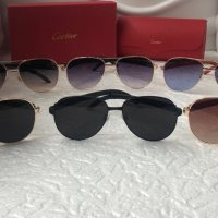Cartier 2022 мъжки слънчеви очила с кожа, снимка 11 - Слънчеви и диоптрични очила - 37441185