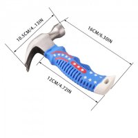 Мини чук с гумена дръжка 16 см / 3571, снимка 3 - Други инструменти - 43464465