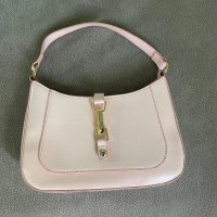 Розова чанта тип гучи Gucci , снимка 1 - Чанти - 42935041