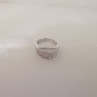Златен пръстен бяло злато , снимка 3 - Пръстени - 43683623