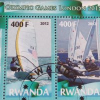 Пощенски марки чиста комплектна серия Кораби,Сърфове поща Руанда за колекционери 29813, снимка 9 - Филателия - 37690377