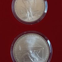 Колекция сребърни монети 5 и 10 рубли Олимпиада Москва 1980г., снимка 8 - Нумизматика и бонистика - 37285541