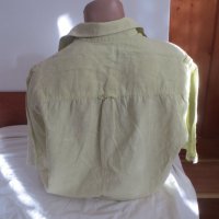 Мъжка риза с къс ръкав от лен LFC, снимка 3 - Ризи - 26313216