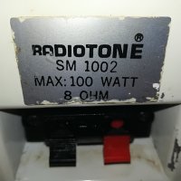 RADIOTONE SM1002 100WATT/8ohm X2 ВНОС-SWISS L2510221331, снимка 14 - Тонколони - 38447466
