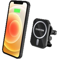 Стойка за Телефон за кола Магнитна с Безжично зарядно CANYON CNE-CCA15B01 За iPhone, снимка 2 - Безжични зарядни - 36631813