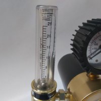 Редуцир вентил,регулатор с часовник и ротаметър за Аргон/въглерод с подгряване 220V, снимка 6 - Други машини и части - 37886224