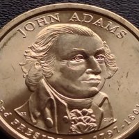 Възпоменателна монета 1 долар JOHN ADAMS 2 президент на САЩ (1797-1801) за КОЛЕКЦИЯ 38089, снимка 4 - Нумизматика и бонистика - 40766021
