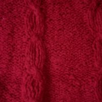 Плетен детски пуловер с дължина 46см за момиченце винено червен, снимка 11 - Детски пуловери и жилетки - 28682434