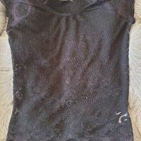 Дантелена маркова блуза Филип Плейн, снимка 1 - Тениски - 32881565