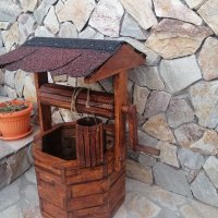 Декоративни дървени кладенчета за вашите градини , снимка 8 - Градински мебели, декорация  - 40215064