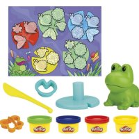 Play Doh - Комплект за игра жаба и пластелин Hasbro, снимка 4 - Пластелини, моделини и пясъци - 43726487