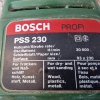Виброшлайф BOSCH PSS 230, снимка 3 - Други инструменти - 43048191