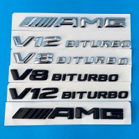 Емблема V12, V8, Mercedes, Amg, надпис, мерцедес, w221, w222, w211,мерцедес, снимка 1 - Аксесоари и консумативи - 36593996