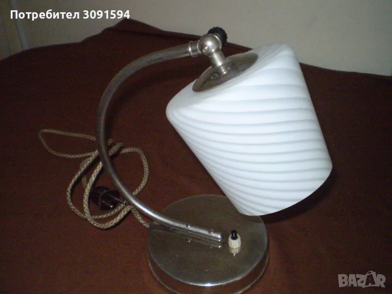 Винтидж настолна лампа  от средата на века    , снимка 1