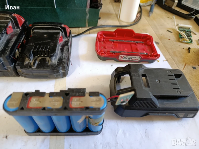 Ремонт на батерия за Лидъл /Lidl/ PARKSIDE от 2 на 3 Ач и от4 на 6 Ач., снимка 1