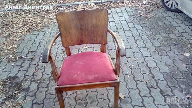 Страхотен дървен стол , снимка 1