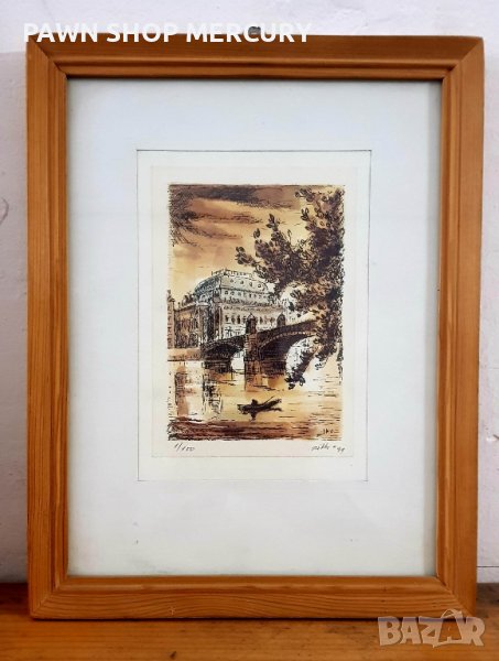 Продавам литография 1/100 Paris, снимка 1