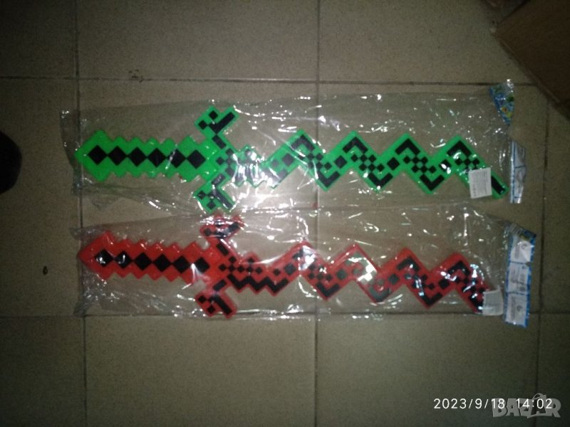 Меч Майнкрафт,около 60см,със звук и светлина, снимка 1