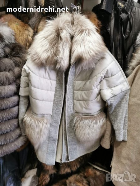 Дамско спортно елегантно палто от лисица код 82, снимка 1